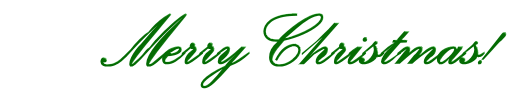        Merry Christmas!